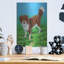 "Chien brun et blanc" par Rebecca Wang Art-56892852