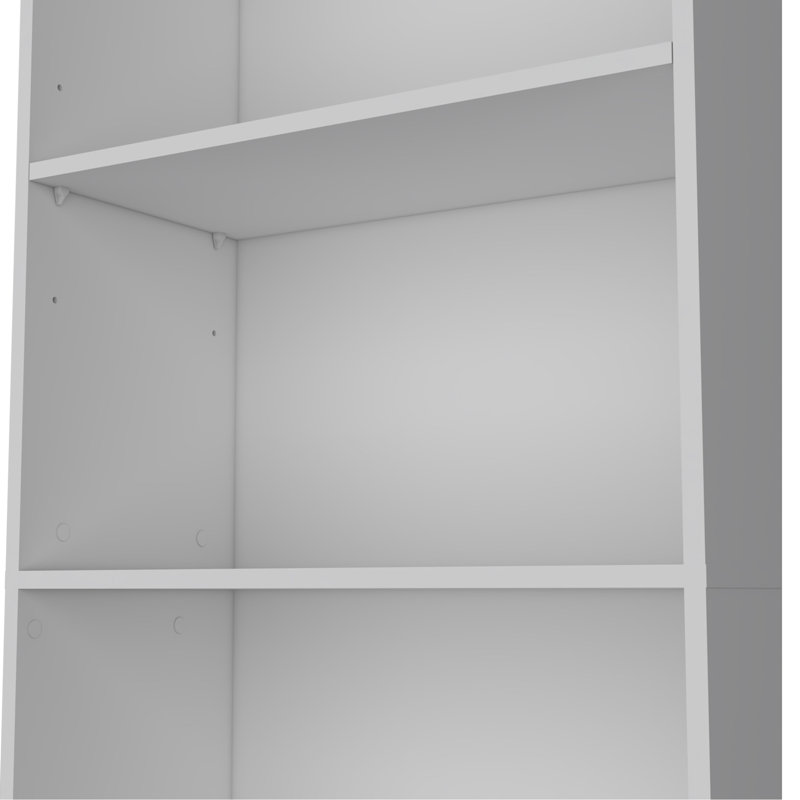 Bibliothèque blanche à 5 tablettes