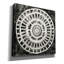 Art mural en toile Epic Graffiti «Black Textured Medallion» par Silvia Vassileva, 18 po x 18 po
