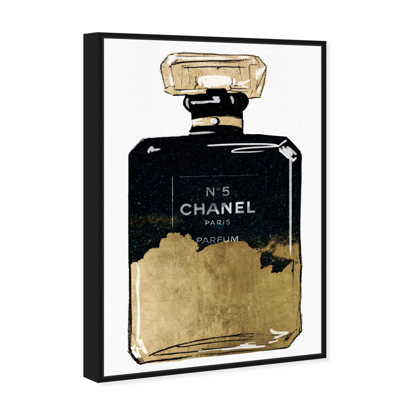 «Moonshine Perfume», impression sur toile, H 36 po x l 24 po, Cadre noir