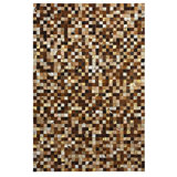 Verona Cowhide Geometric Area Rug