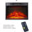 44-inch Electric Fireplace With Mantel Led Light -for Living Room & Bedroom Timer-1798035481