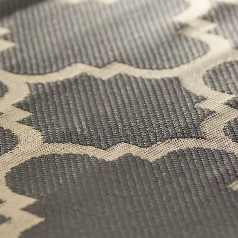 Herefordshire Performance Geometric Indoor/Outdoor Area Rug, Round 5'3"