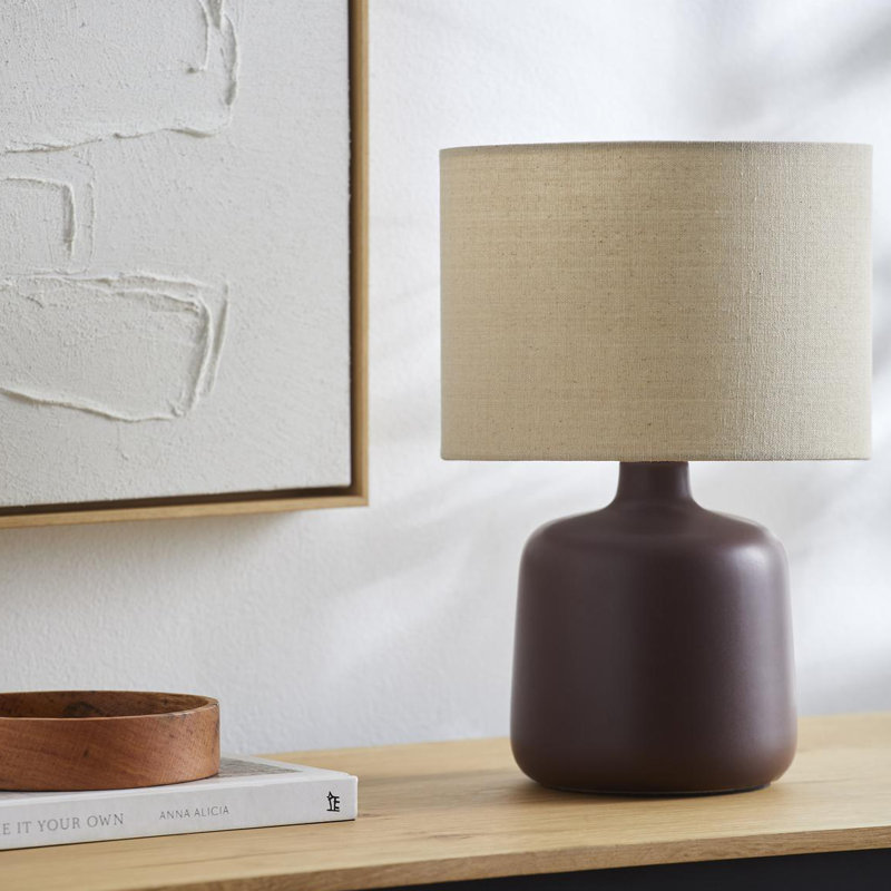 Lampe de table Pramit, Prune