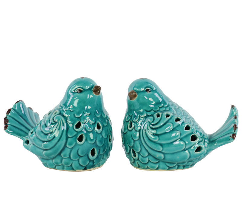 Mckenzie Animals Figurines & Sculptures, Turquoise