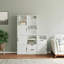 Side Cabinets 5 Pcs "ODDA" 40X24x79 Cm Solid Wood Pine-1543899068