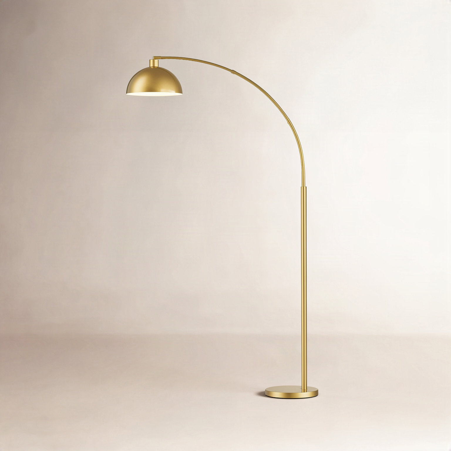 Emersynn 78" Dimmable Floor Lamp, Gold
