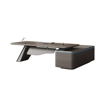 Bureau de direction 86,61 po style brun