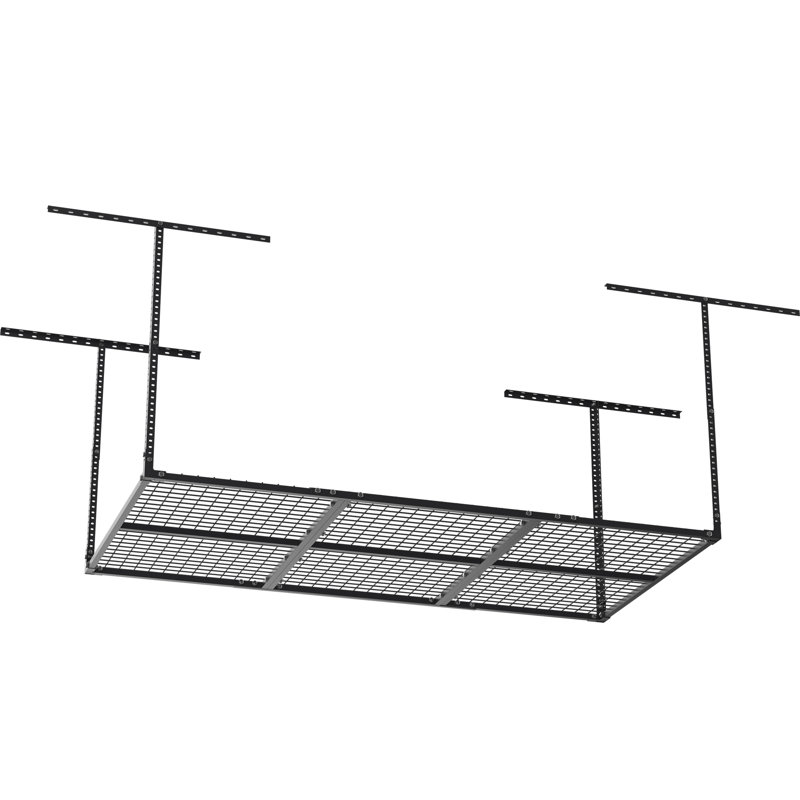 Supports de garage surélevés, supports de rangement réglables au plafond, capacité de charge de 600 lb.