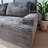 Modern Minimalist Grey Double Seat Compression Sofa Reception Sets