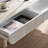 Modern Coffee Table With 2 Fluted Drawers
