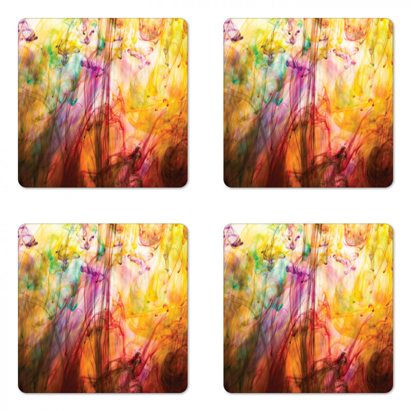 Square 4 Piece Coaster Set