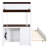 Twintwin Bunk Bed With Desk, Twin Size Trundle In White + Walnut Design Space Optimizing Storage
