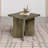 Brown Square Solid Wood End Table