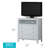 Elegant White Transitional Media Chest