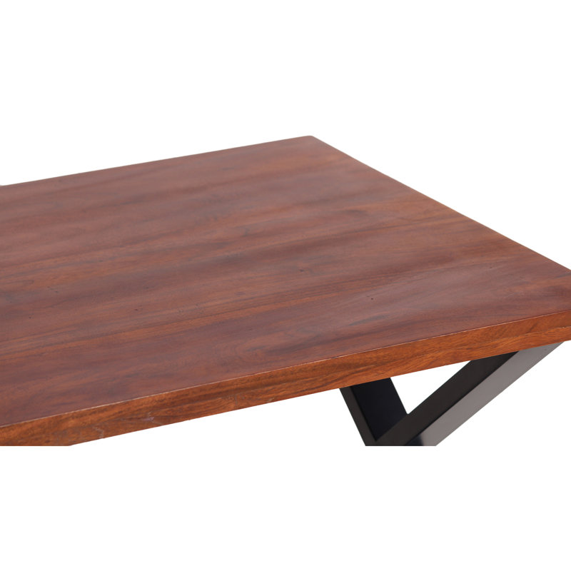 Solid Wood Top End Table