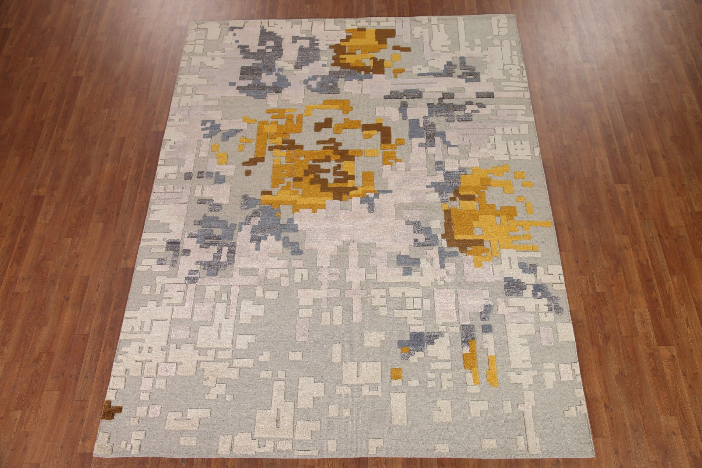 Isabelline Handmade Abstract Modern Area Rug 8x10 | Wayfair