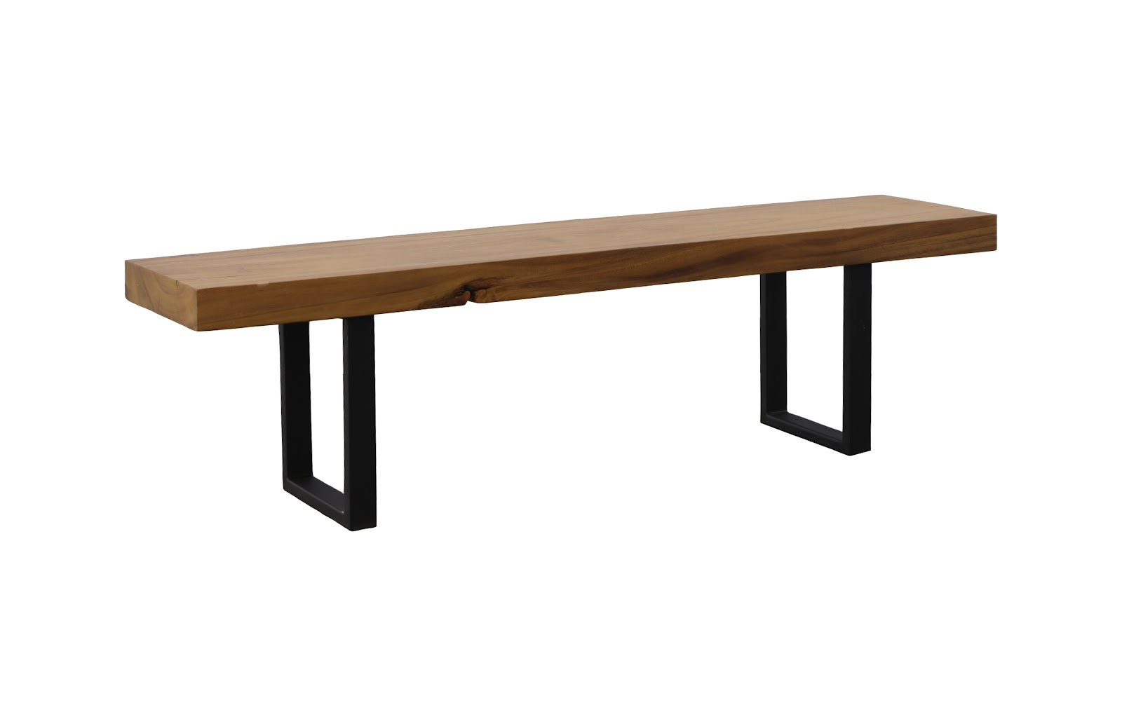 Origins Straight Edge Bench, 17" H x 60" W x 14" D, Natural