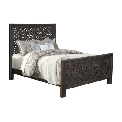 Harleen Solid Wood Standard Bed