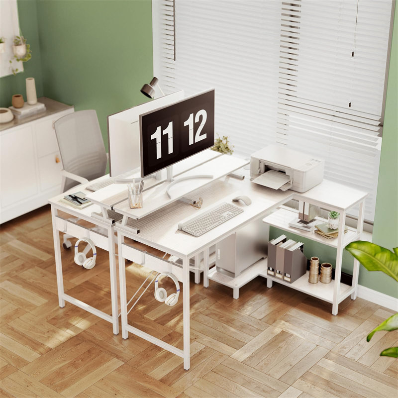 Computer Desk, White
