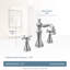 Weymouth Widespread Bathroom Faucet with Drain Assembly-1121842010