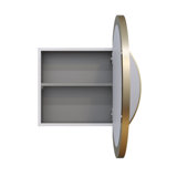 Recessed or Surface Mount Framed One Door Medicine Cabinet