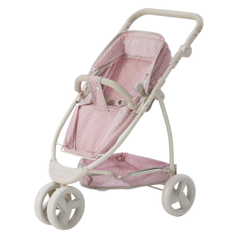 Poussette convertible 2-en-1 Olivia's Little World, Rose