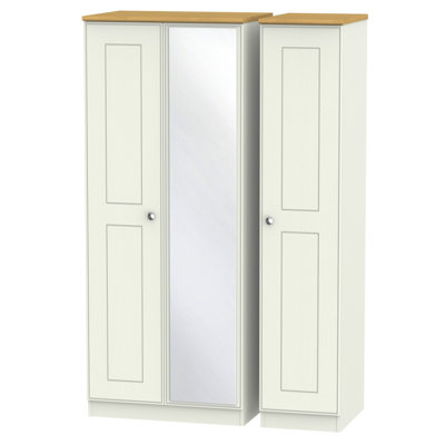 Fully Assembled Hydetown Victoria 3 Door Wardrobe