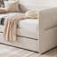 Luxueux lit de jour moderne gigogne escamotable capitonné 1 pièce-336700109-336700144