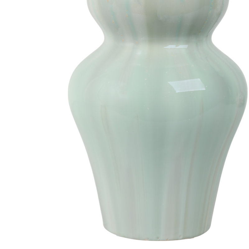 Handmade Stoneware Table Vase, Overall Height-  24"