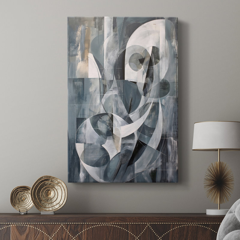 ABSTRACT Series CDL XXXIV - Cavas de galerie sur mesure, H 12 po x l 8 po