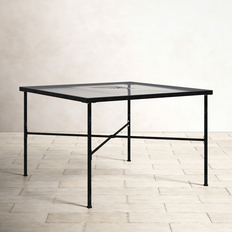Provence Outdoor Dining Table, 29" H x 44" W x 44" L 