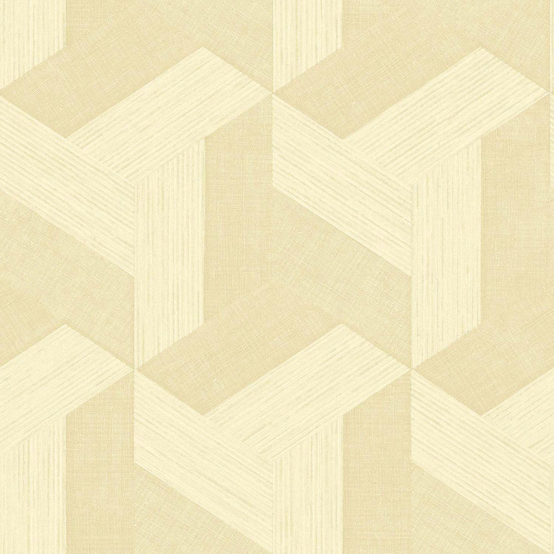 Galerie Synergy Geometric Wallpaper, Beige/Cream
