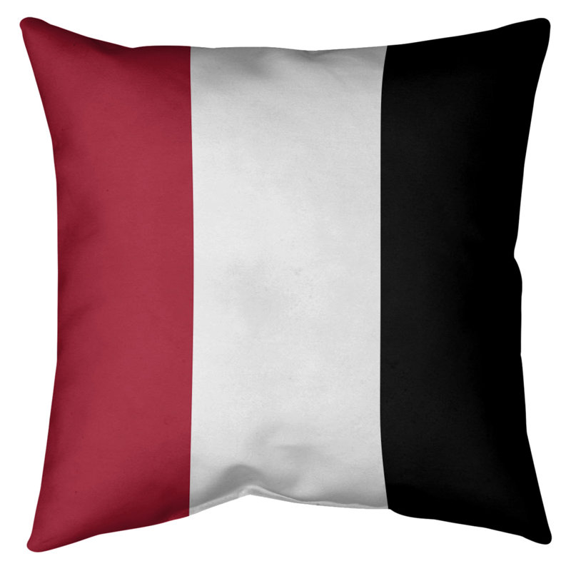 Housse de coussin Atlanta Football, 18 po x 18 po, Principal, Polyester sergé