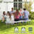 Jonali 4 - Person Patio Dining Set with Rectangular Table-1281530544