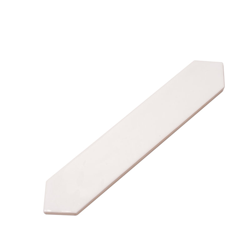 Festa 1.7'' W x 9.6'' L Ceramic Singular Tile, Cotton White
