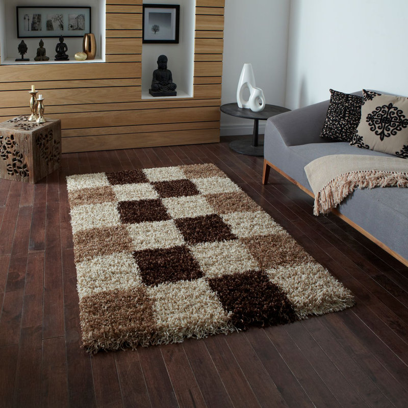 Tethys Cream/Brown Rug, Rectangle 160 x 230cm