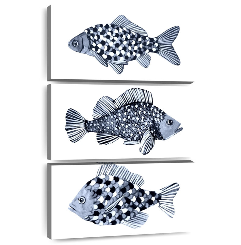 Blue Fish II, 38" H x 24" W