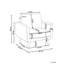 Armchair Akhil Boucle Beige