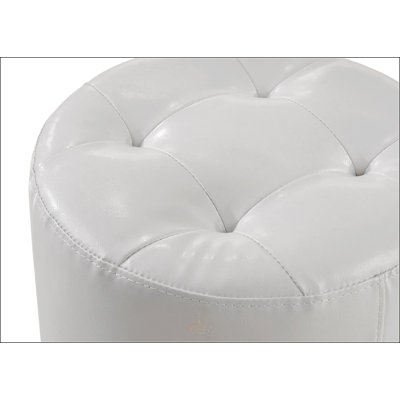 Tabouret de coiffeuse pivotant rembourré Glam