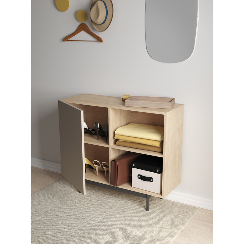 Jvonte Standard Accent Chest, Light Oak/Taupe