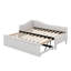 Lit de jour simple rembourré avec couchette escamotable, canapé-lit en tissu de lin avec dossier en L pour le salon de la chambre à coucher-655536138
