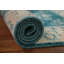 Tapis vert en laine noué à la main de conception unique 2 pi 0 po x 3 pi 10 po New Age
