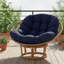Coussin de remplacement pour chaise de hamac avec coussin amovible et housse amovible pour meubles de patio-424479599