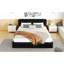 Lit plateforme en tissu d'ameublement-871477687