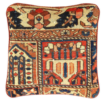 Pasargad Vintage Hand Knotted Farahan Rug Pillow 20"