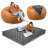 CordaRoy's Faux Leather Convertible Bean Bag Chair-98195224-98195225