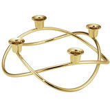 Season 3.54" Stainless Steel Tabletop Candelabra