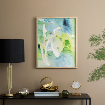 «Rising Above III», reproduction encadrée - bois massif