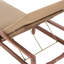 Chaise longue d'extérieur en bois massif Nicholson-281021817